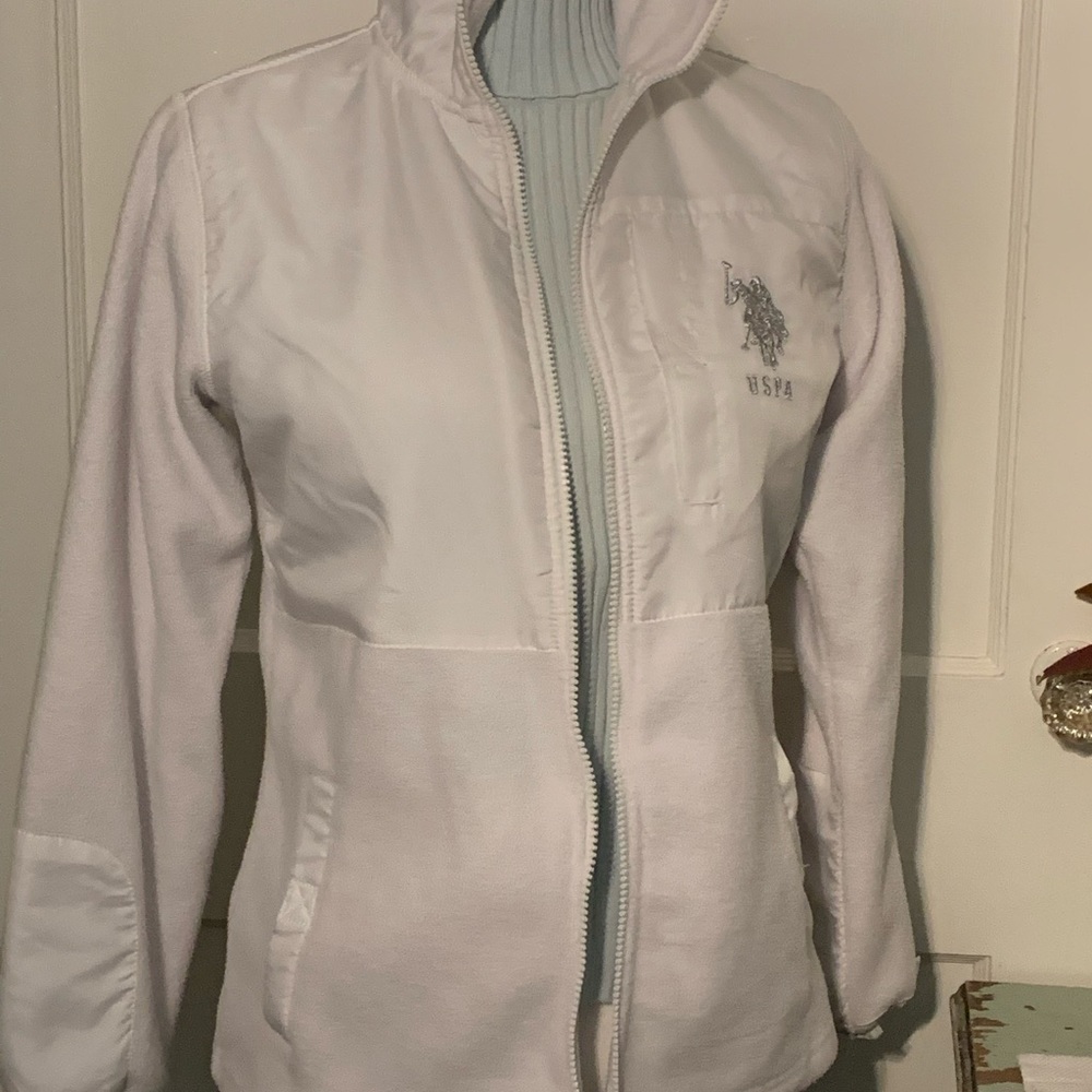 U.S. POLO ASSN. Fleece Jacket ( L Junior )